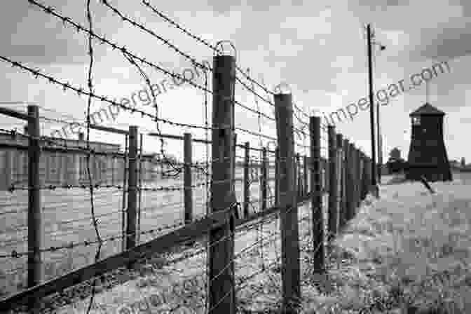 A Black And White Photograph Of A Concentration Camp, With Rows Of Barracks And Barbed Wire Fences Stretching Into The Distance. Defiant German Defiant Jew: A Holocaust Memoir From Inside The Third Reich (Holocaust Survivor Memoirs World War II)