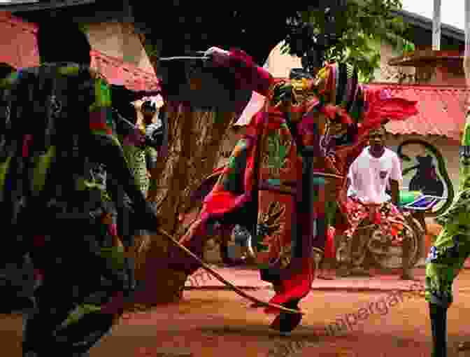 A Group Of Egungun Masqueraders Performing A Ritual Dance Egungun Of Benin: A Photographic And Traditional Documentation