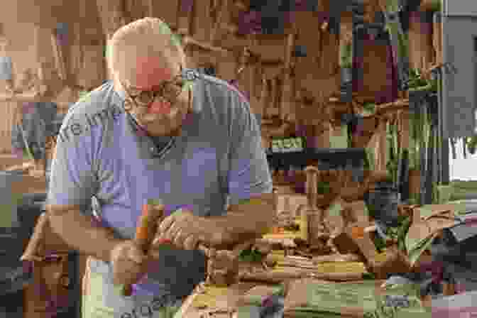 A Master Craftsman Working On An Intricate Wooden Chest Ancient Egyptian Furniture Volume II: Boxes Chests And Footstools