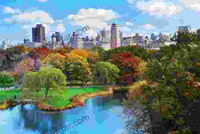 A Serene View Of Central Park In New York City, With Lush Green Trees, A Tranquil Lake, And A Family Enjoying A Picnic On A Sunny Day Field Guide To The Natural World Of New York City