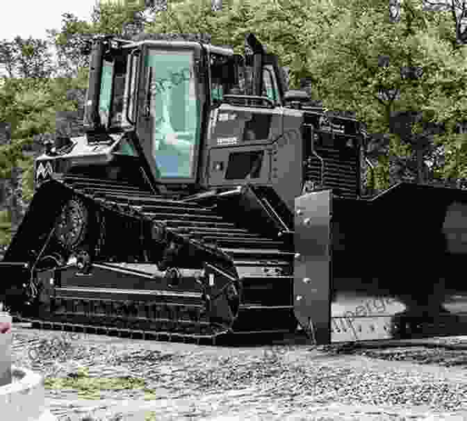 A Sleek, Black Excavator With Tinted Windows And Advanced Sensors I Spy Construction Vehicles: Let S Play A Game With Excavators Bulldozers Road Rollers Forklifts Cranes Dump Trucks And More