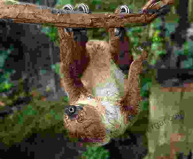 A Stoned Sloth Hanging Upside Down From A Branch With A Smile On Its Face The Truth About Animals: Stoned Sloths Lovelorn Hippos And Other Tales From The Wild Side Of Wildlife