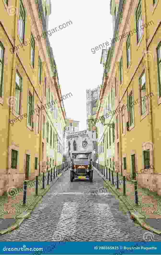 A Vintage Car Driving Down A Cobblestone Street All About Cars Peters