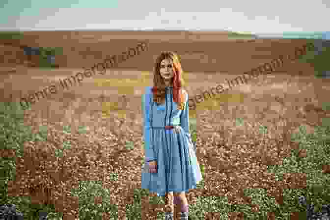 A Woman Standing In A Field Of Wildflowers, Surrounded By A Surreal, Dreamlike Atmosphere The Twin (Rainmaker Translations) Lise Deguire