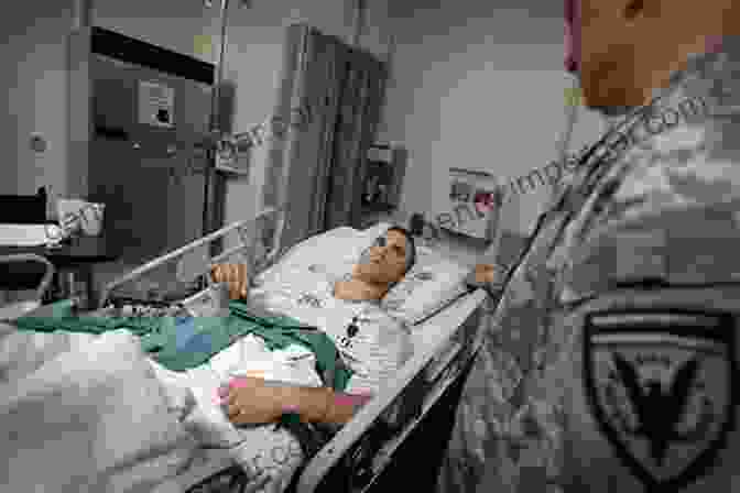 A Wounded Soldier Receiving Medical Attention Life In A Military World: A True Story