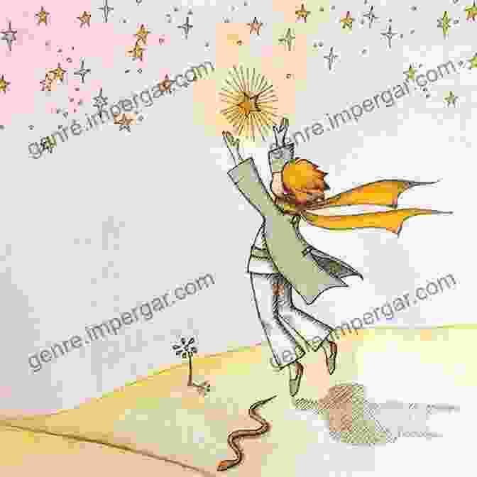 An Illustration Of The Little Prince Standing Among The Stars. How To Make Autistic Children Happy: A Tribute To The Little Prince