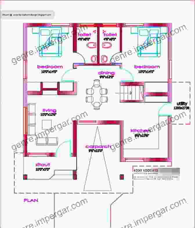 Small House Plan 1000 Sq Foot 94 Sq Meters Small House Plan 1000 Sq Foot (94 2 Sq Meters): Home Design: 94 2: 2 Bedroom + 2 Bath Full Concept Plans Preliminary Construction House Plan Set Includes For Building (House Plans Australia)