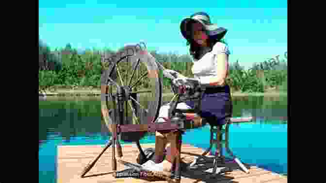 Woman Spinning Yarn On A Spinning Wheel Start Spinning: Everything You Need To Know To Make Great Yarn