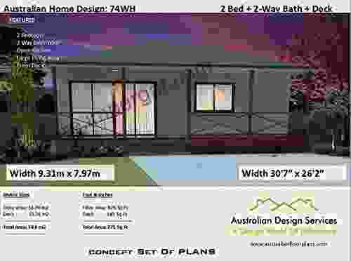 New Cabin House Plans Floor Plans Green House Plans: Full Architectural Concept Home Plans Includes Detailed Floor Plan And Elevation Plans (2 Bedroom House Plans 74)