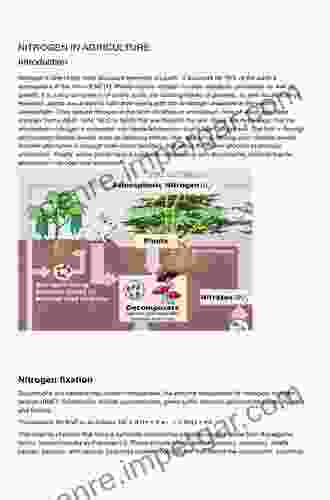 Nitrogen In Agricultural Landscape Libby Jackson